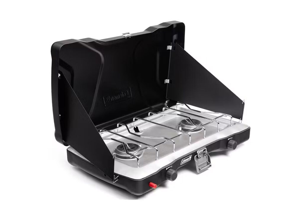 Coleman Triton 2-burner camp stove